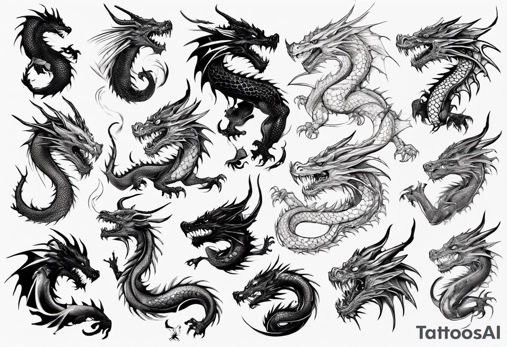 the Dragon tattoo idea