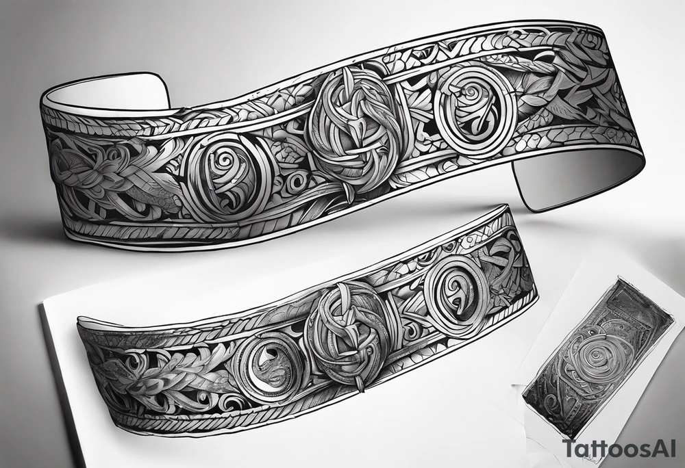 BRAZALETE DISEÑO VIKINGO tattoo idea