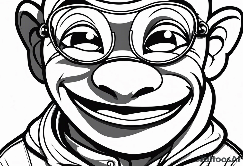 Curious George tattoo idea