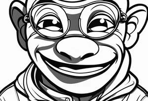 Curious George tattoo idea