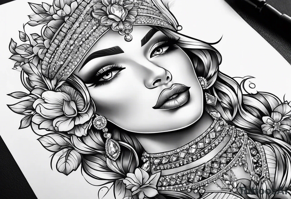 A diamond tattoo idea