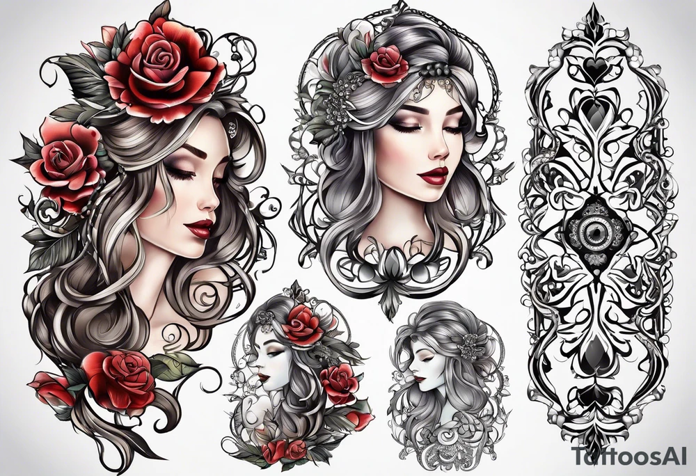 filigree tattoo idea