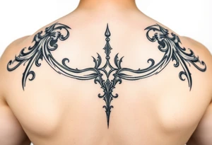 Scroll sleeve tattoo idea