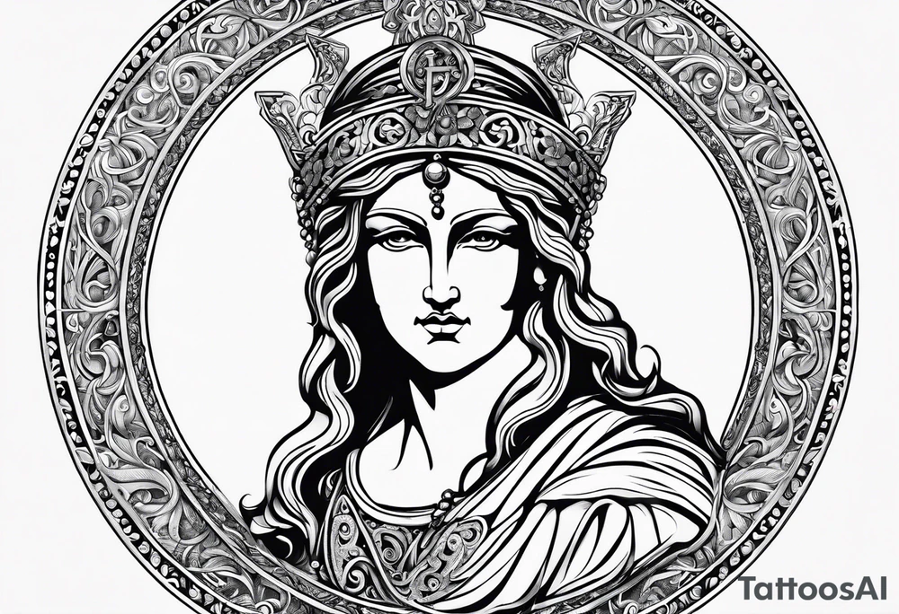 Rosary, Greek god tattoo idea