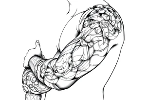 Make, masculine, Computer programmer coding, 6 kids, Libra, nerdy tattoo idea