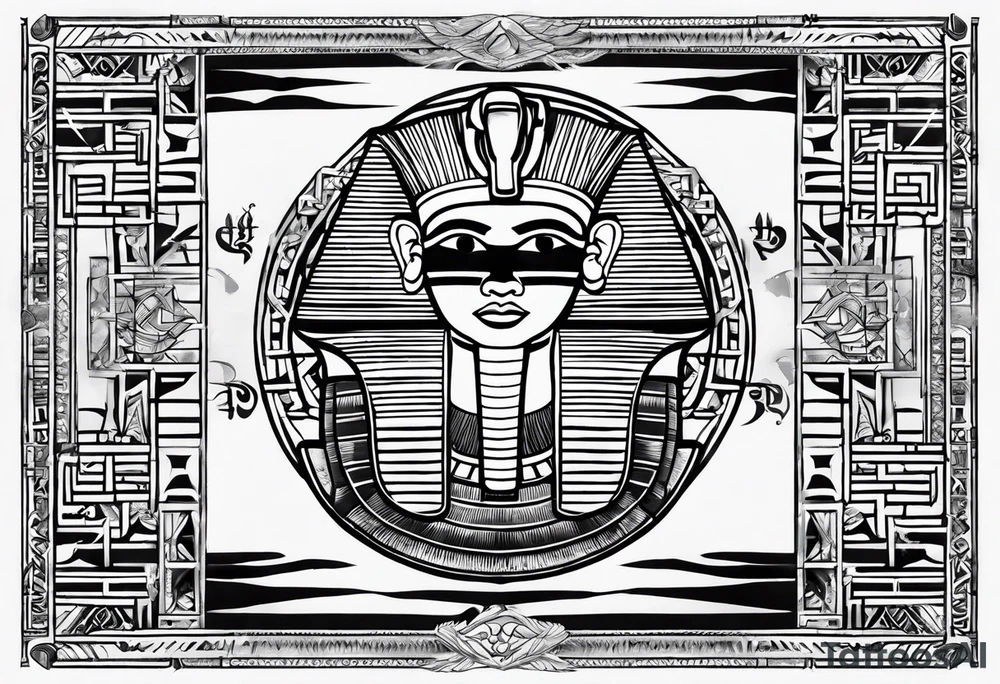 egyptian writing tattoo idea