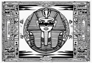 egyptian writing tattoo idea