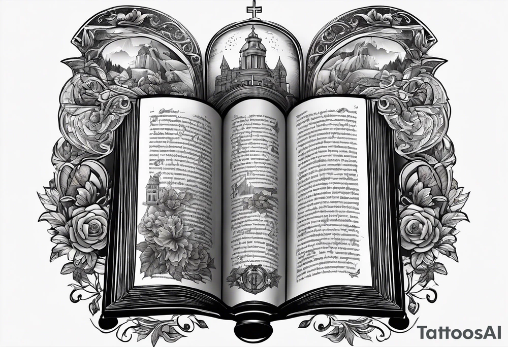 the bible tattoo idea