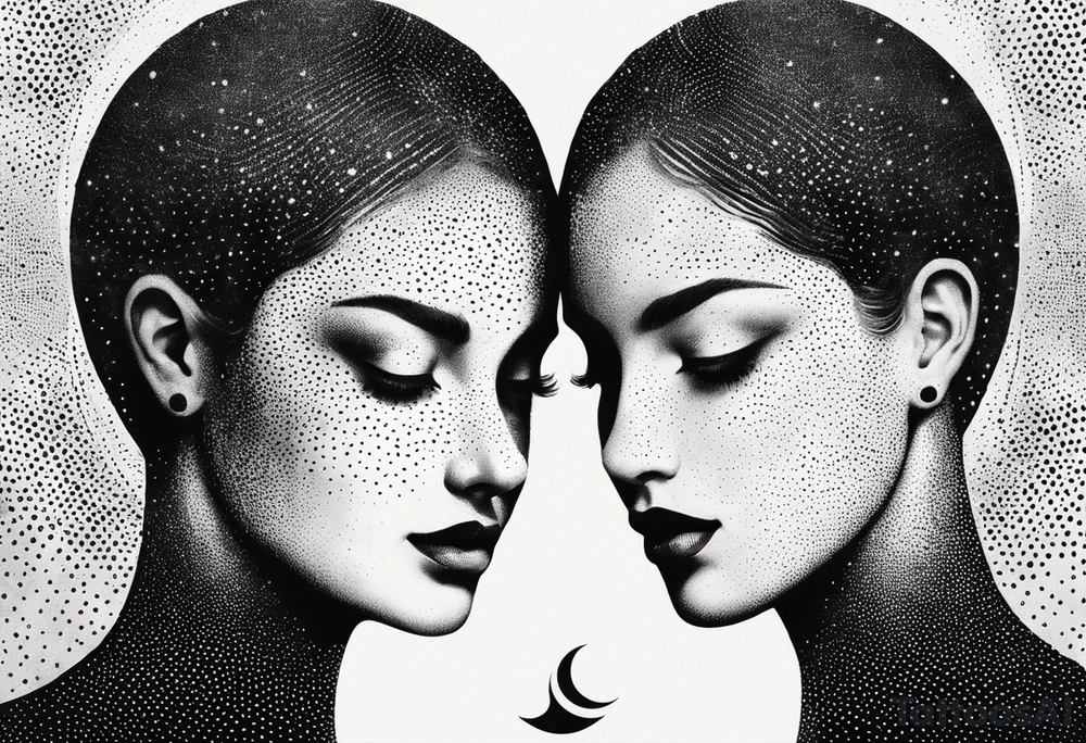 Gemini sign tattoo idea