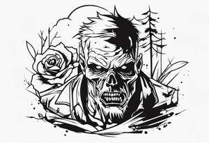 Zombie tattoo idea