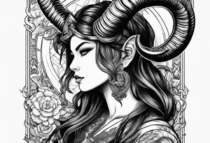 capricorn with shotgun tattoo idea
