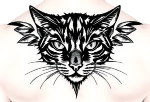 Black Cat tattoo idea