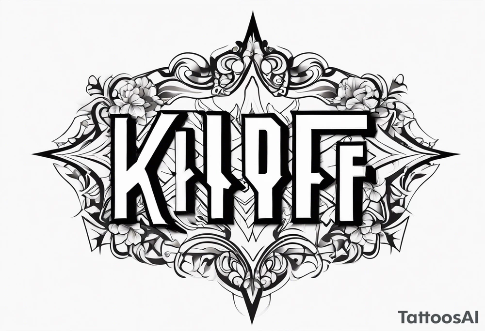 “KYDF” tattoo idea