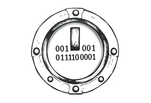 A Power Button with the Binary Text "00100001 01100011 01110000 01110101" Embedded in the button tattoo idea