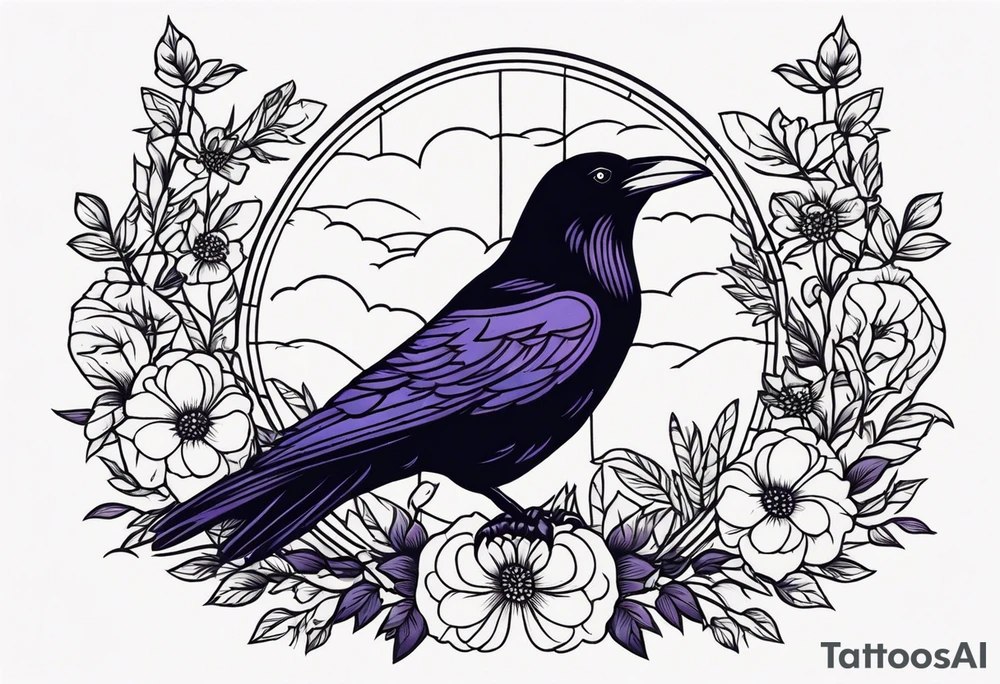 raven


old school vintage simple traditional design with vintage flowers surrounding
bold color simple tattoo idea