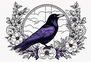 raven


old school vintage simple traditional design with vintage flowers surrounding
bold color simple tattoo idea