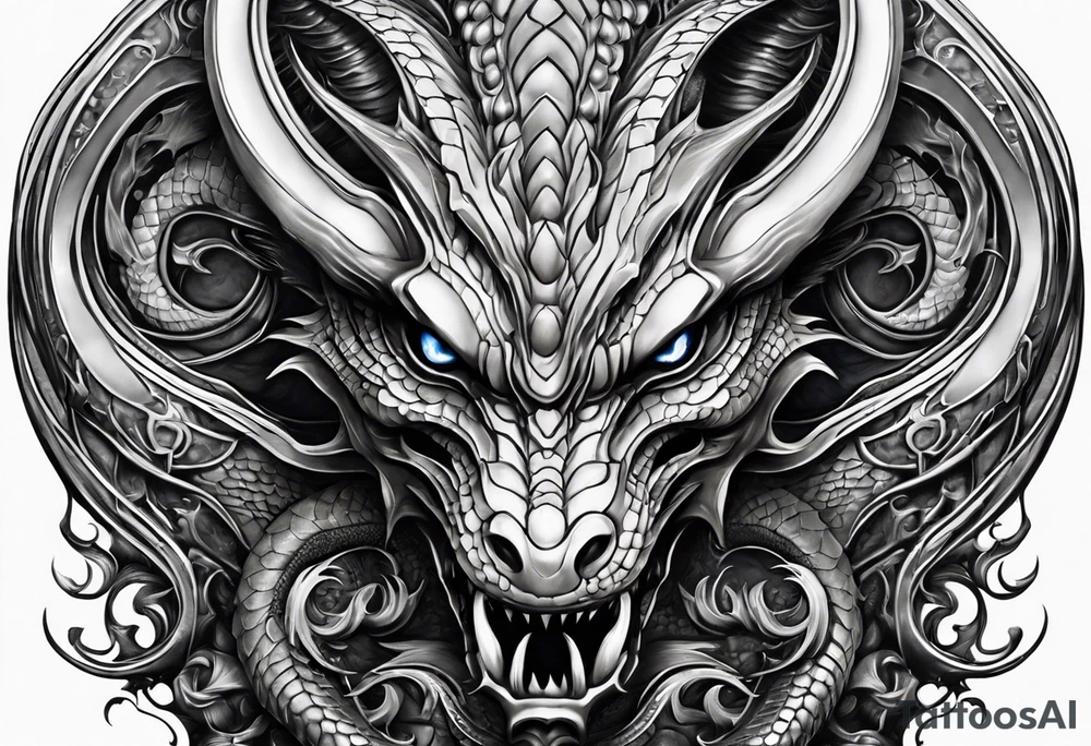 Dragon, uroboros tattoo idea