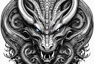 Dragon, uroboros tattoo idea