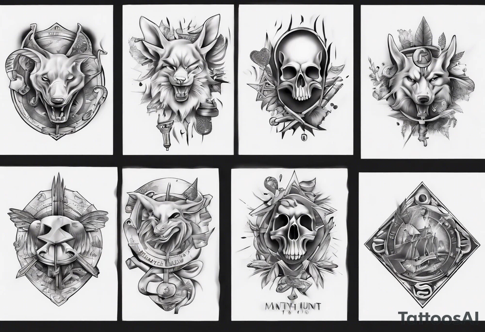 money hunt tattoo idea