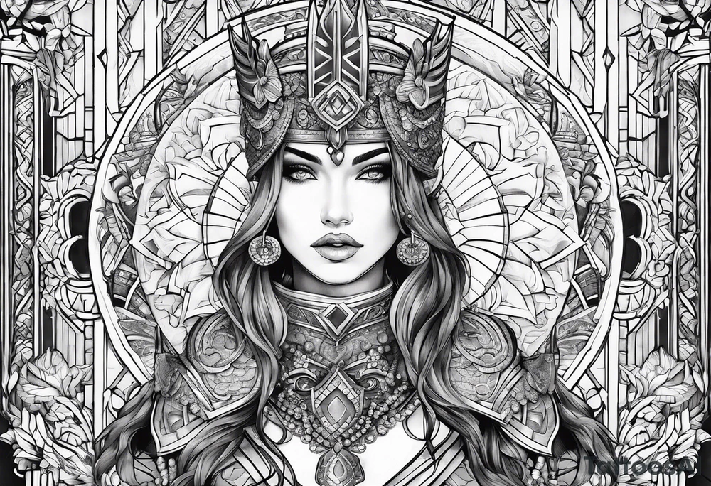 armor tattoo idea