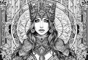 armor tattoo idea