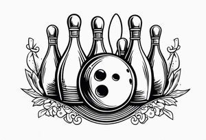 Bowling tattoo idea