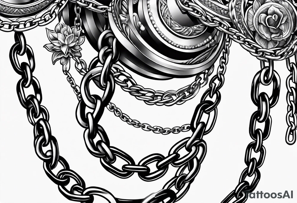 chains for rigging tattoo idea