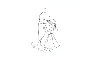 Daddy and daughter memorial tattoo tattoo idea
