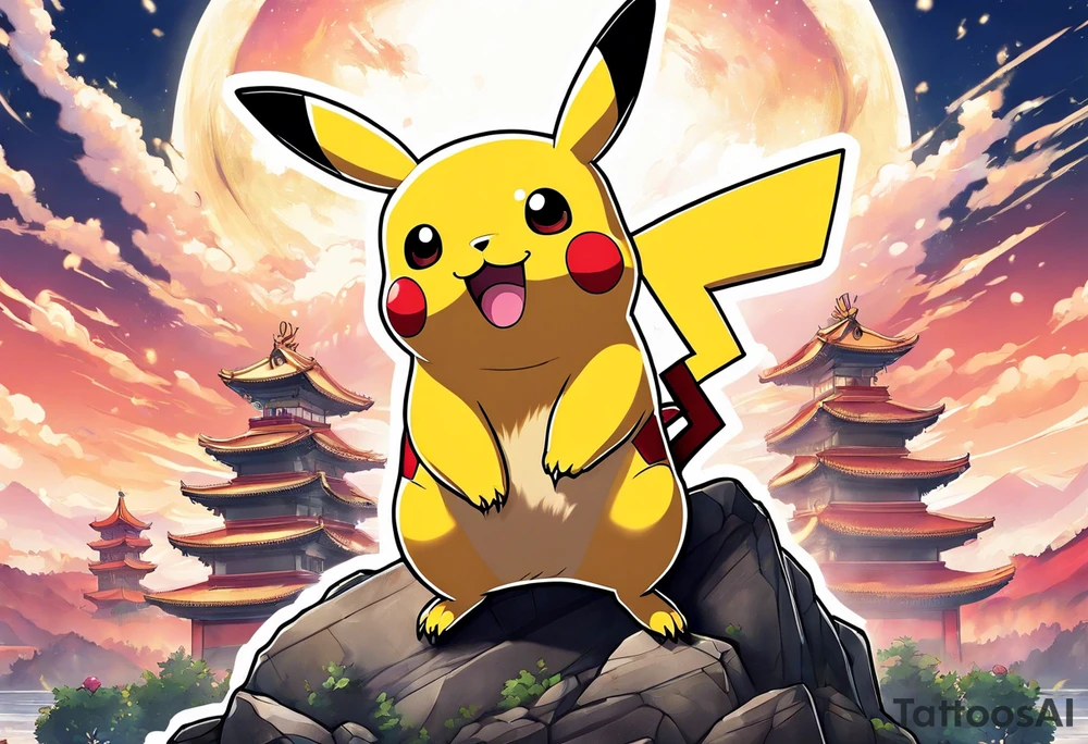 Pickachu tattoo idea