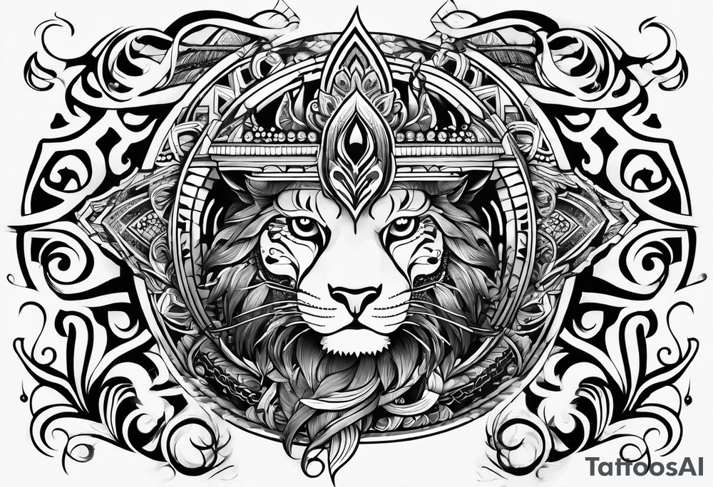 Forearm half sleeve tattoo idea