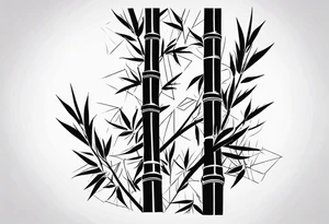 Bamboo Strength tattoo idea