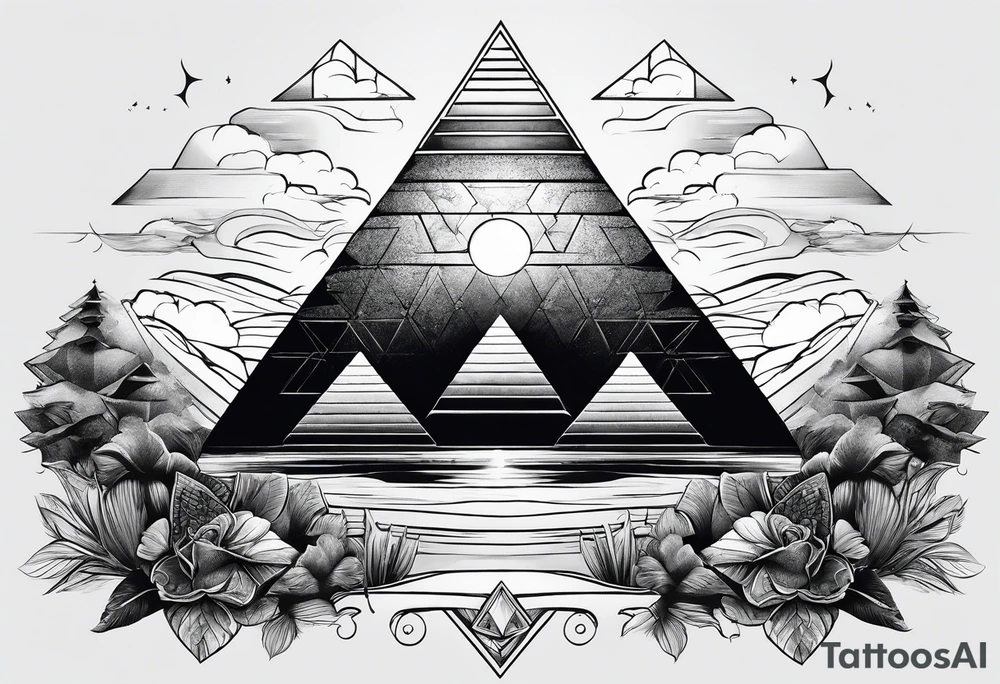 toroids, pyramids tattoo idea
