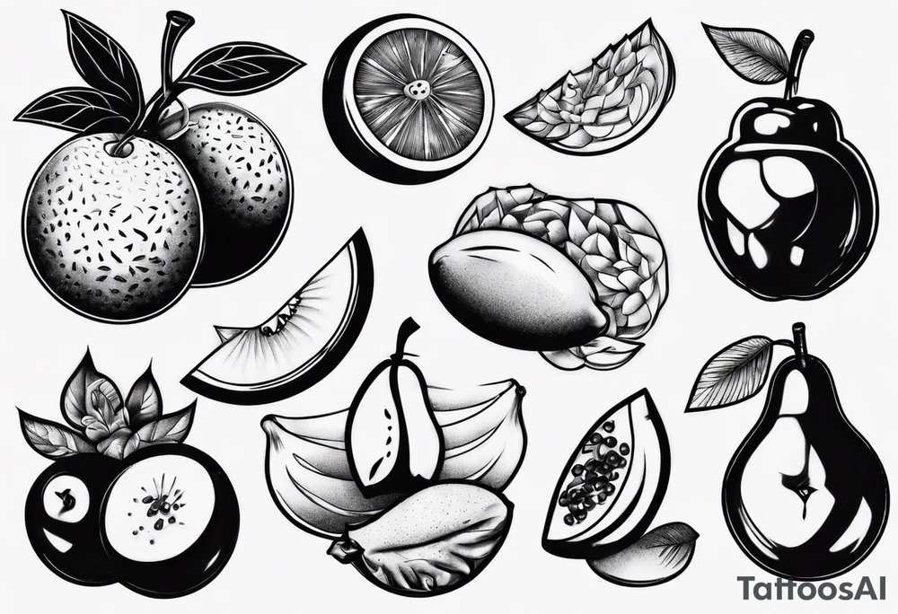 Fruits tattoo idea