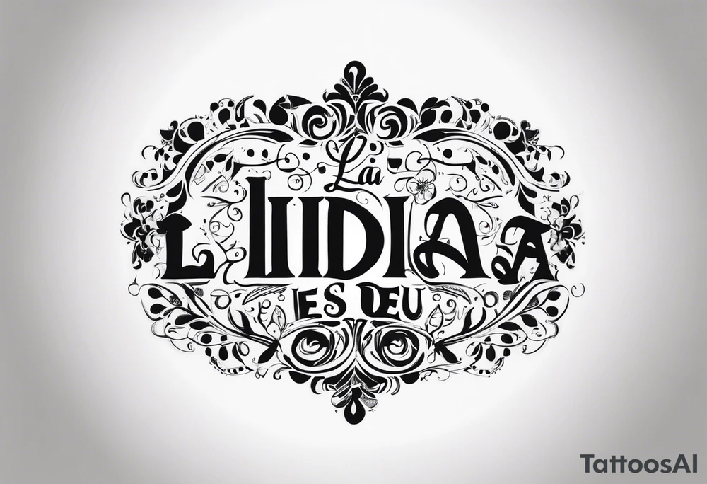La Vida Es Dura tattoo idea