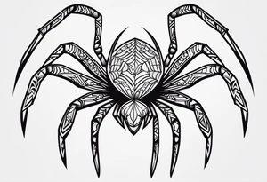 Minimalistic spider tattoo idea