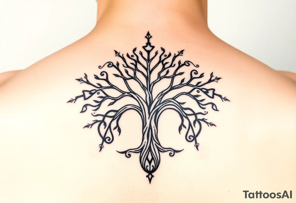 Kabbalah tree of life tattoo idea