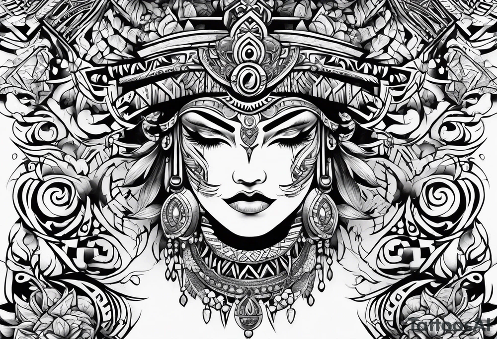 Tribal band tattoo idea
