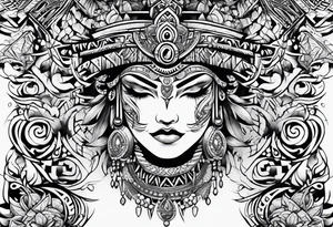 Tribal band tattoo idea
