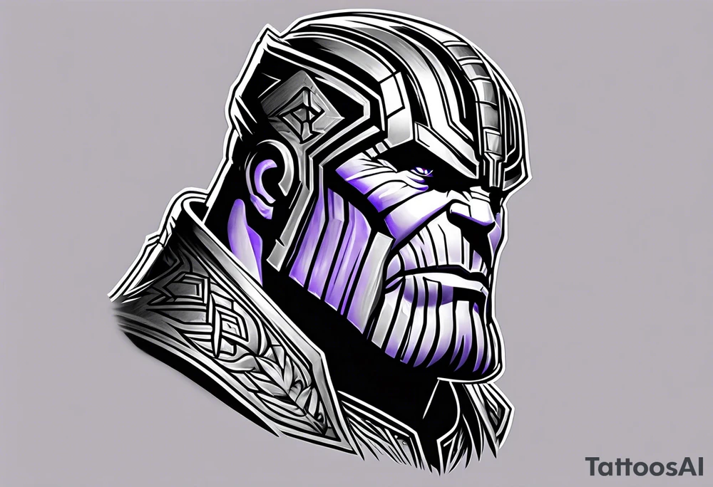 Thanos tattoo idea
