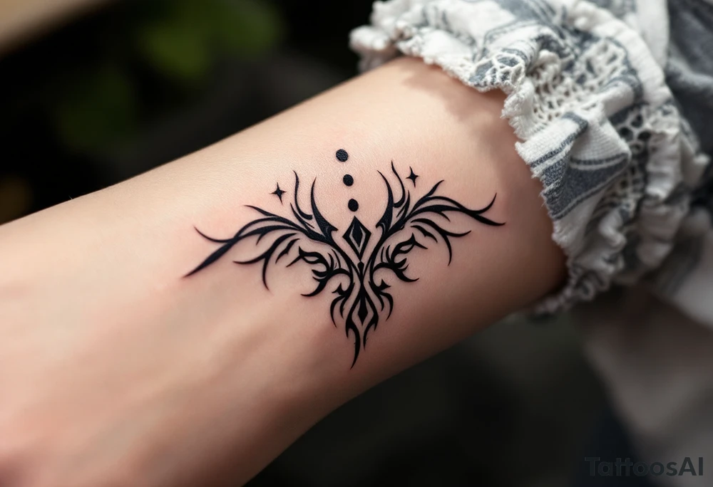 A comma with a dot above tattoo idea