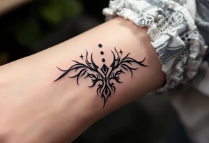 A comma with a dot above tattoo idea
