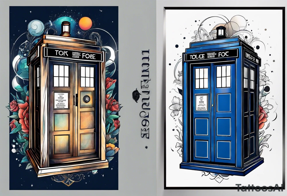 The Tardis. tattoo idea
