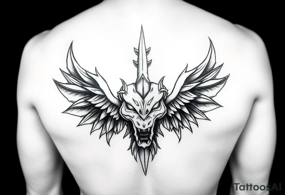 I need to make my back tattoo smallwr tattoo idea