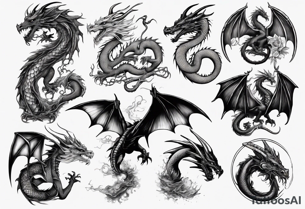 the Dragon tattoo idea