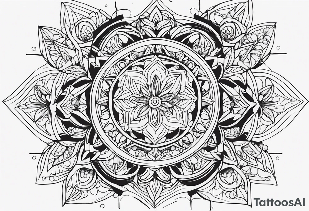 цветок обвивающий ключицу tattoo idea