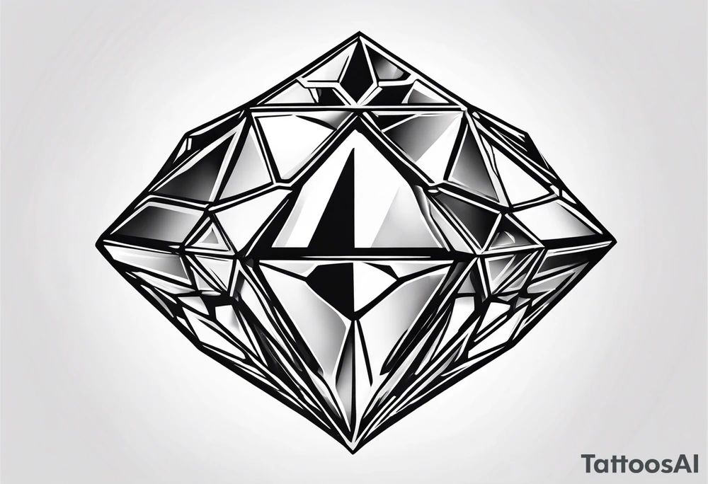 A diamond tattoo idea