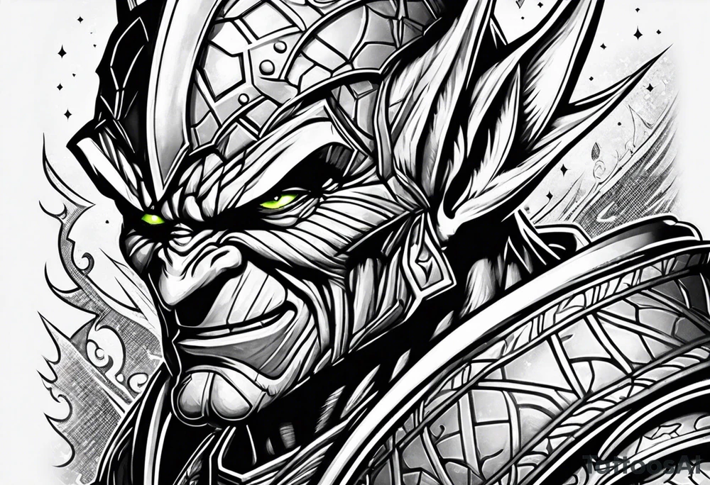 Green goblin tattoo idea