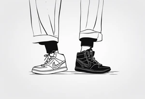 Tattoo for male twins on ankles tattoo idea