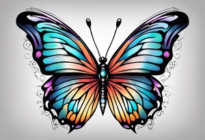 Butterfly tattoo idea