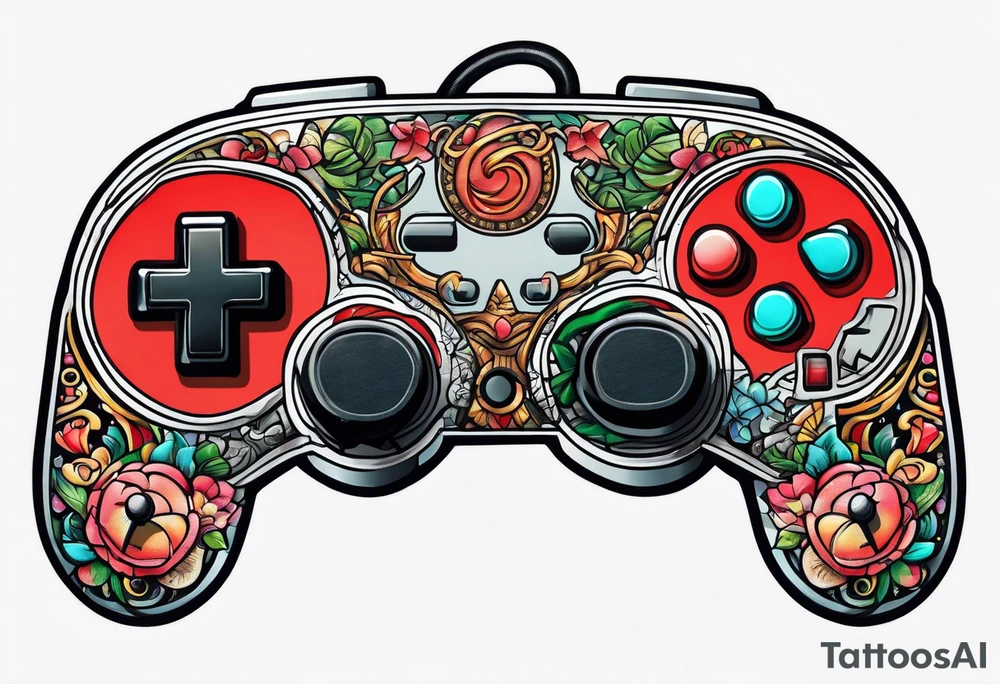 NES gamepad tattoo idea